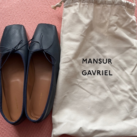 Mansur Gavriel Square Toe Ballerina - positano (size 39 (EUR)/9 (US/UK)) NWOT - Picture 1 of 3